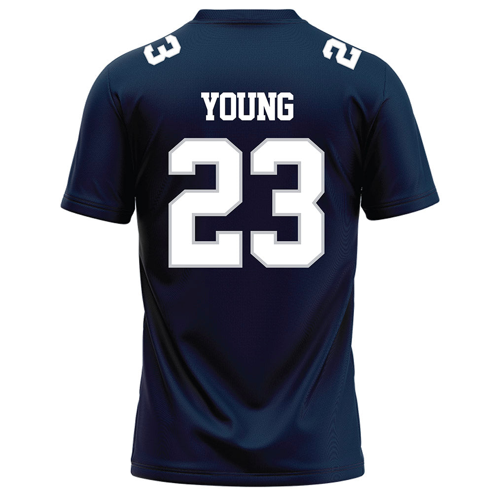 Samford - NCAA Football : Noah Young - Navy Football Jersey