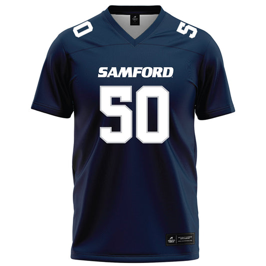 Samford - NCAA Football : Darrian King - Navy Football Jersey