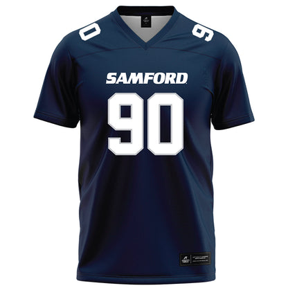 Samford - NCAA Football : Conroy Cunningham ll - Navy Football Jersey