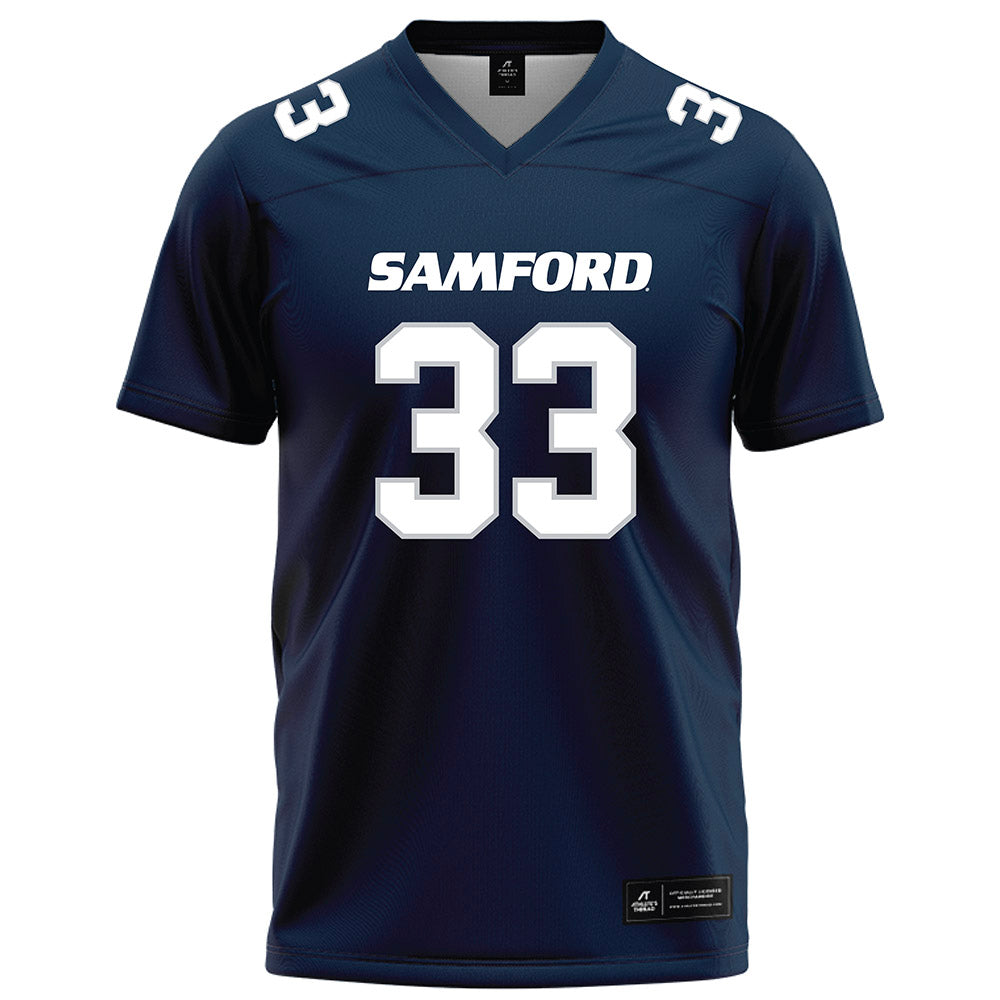 Samford - NCAA Football : Theodore Davenport - Navy Football Jersey