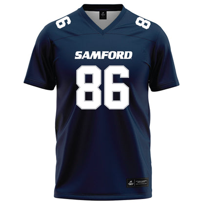 Samford - NCAA Football : Nick Crayton - Navy Football Jersey