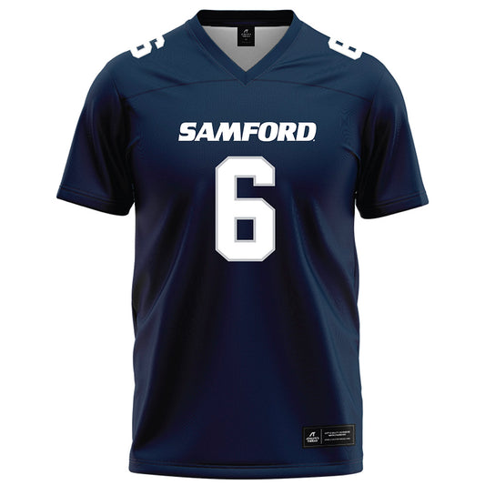 Samford - NCAA Football : Ben Levine - Navy Football Jersey