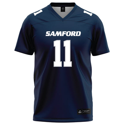 Samford - NCAA Football : Rayf Vinson - Navy Football Jersey