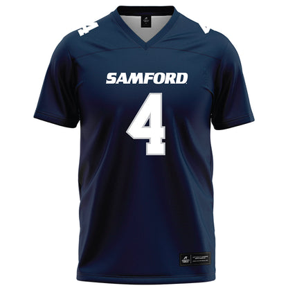 Samford - NCAA Football : Nik Scalzo - Navy Football Jersey