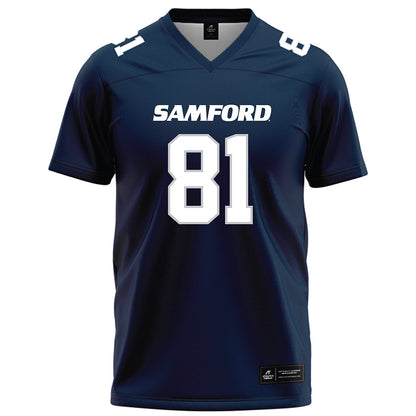 Samford - NCAA Football : Jamall Thompson Jr - Navy Football Jersey