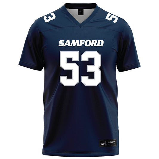 Samford - NCAA Football : Kaden McKeown - Navy Football Jersey-0