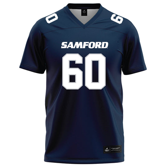 Samford - NCAA Football : Hank Weber - Navy Football Jersey-0