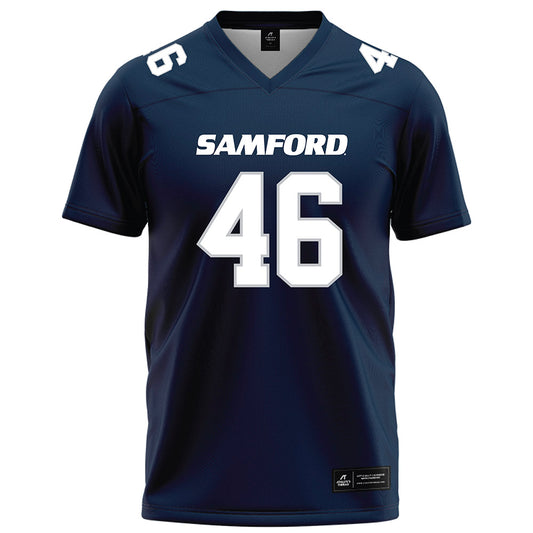 Samford - NCAA Football : Andrew Jordan - Navy Football Jersey-0