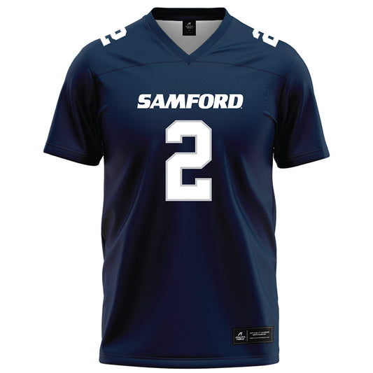 Samford - NCAA Football : Quincy Crittendon - Navy Football Jersey