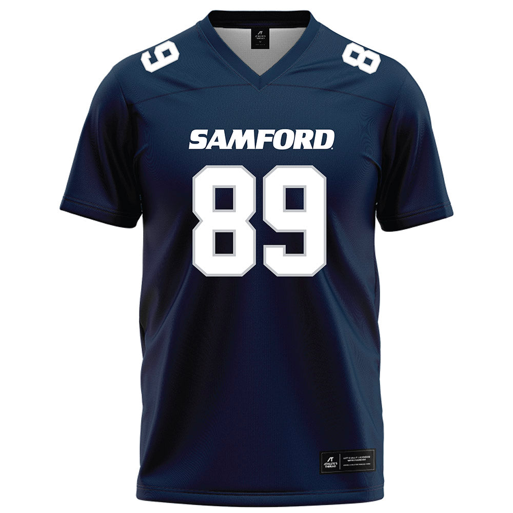 Samford - NCAA Football : Knox Mclean - Navy Football Jersey-0