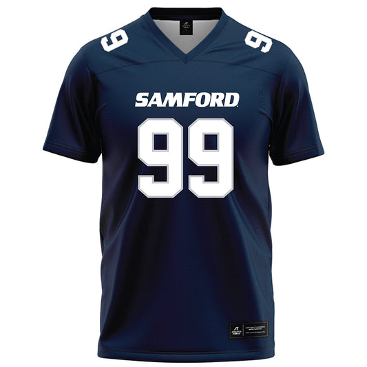 Samford - NCAA Football : Tyler Durant - Navy Football Jersey-0