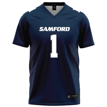 Samford - NCAA Football : Ryan Oliver - Navy Football Jersey