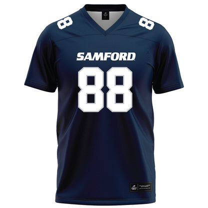 Samford - NCAA Football : Donovan Grayson - Navy Football Jersey-0