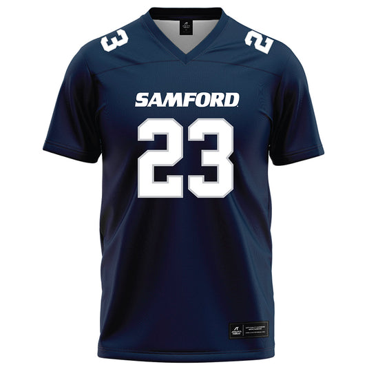 Samford - NCAA Football : David Theado - Navy Football Jersey-0