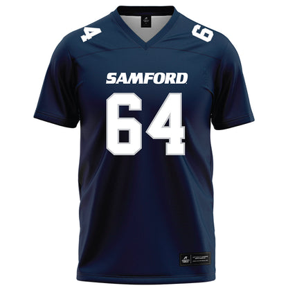 Samford - NCAA Football : Noah Watts - Navy Football Jersey