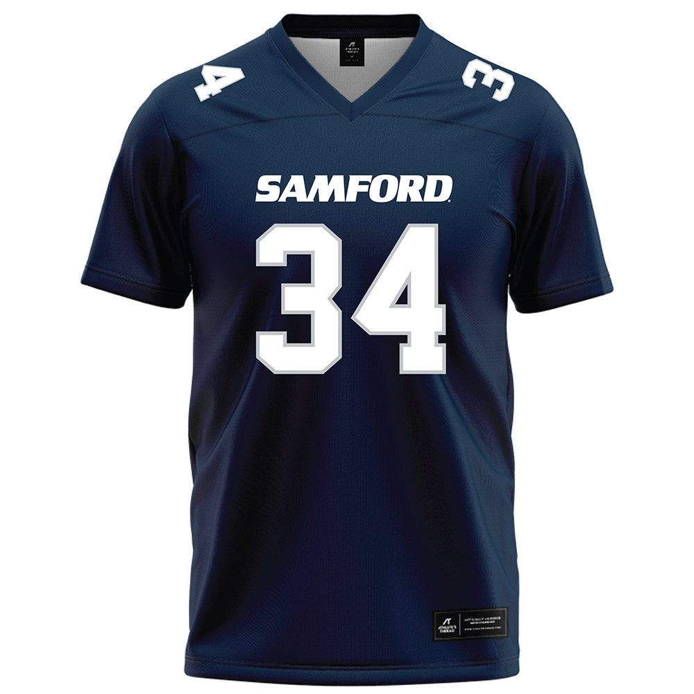 Samford - NCAA Football : Malik Gaither - Navy Football Jersey