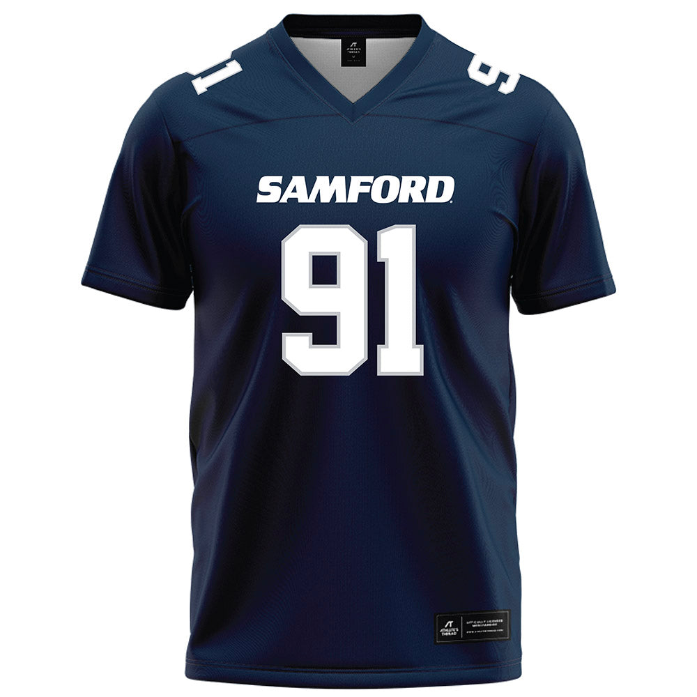 Samford - NCAA Football : Romello Cooper - Navy Football Jersey-0