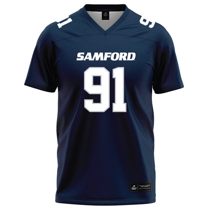 Samford - NCAA Football : Romello Cooper - Navy Football Jersey-0