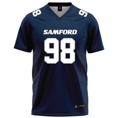 Samford - NCAA Football : Joshua Mathiasen - Navy Football Jersey