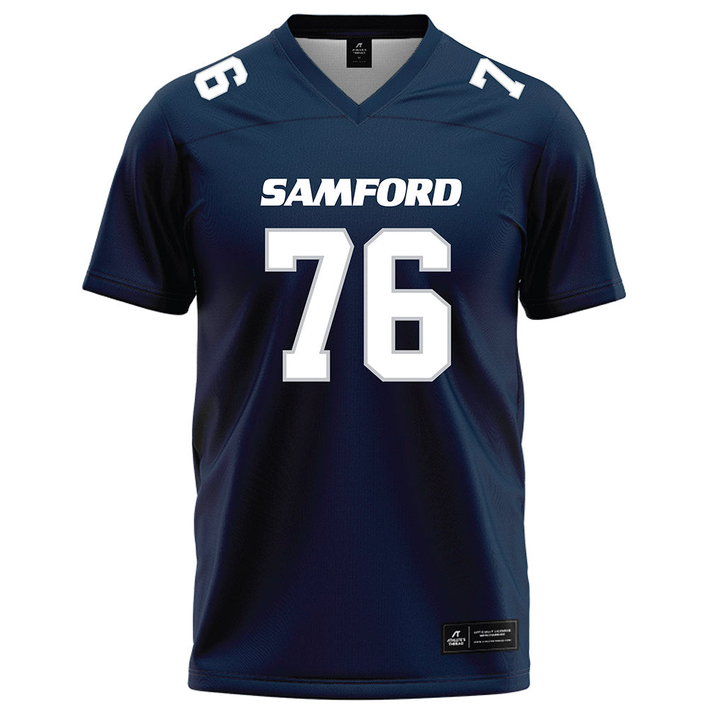 Samford - NCAA Football : Michael Snow - Navy Football Jersey-0