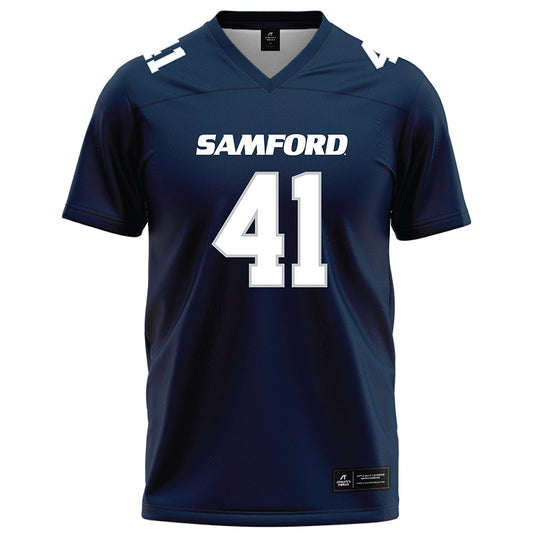 Samford - NCAA Football : Jake Haynes - Navy Football Jersey