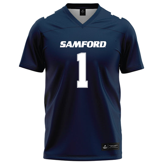 Samford - NCAA Football : Dontae Pollard - Navy Football Jersey