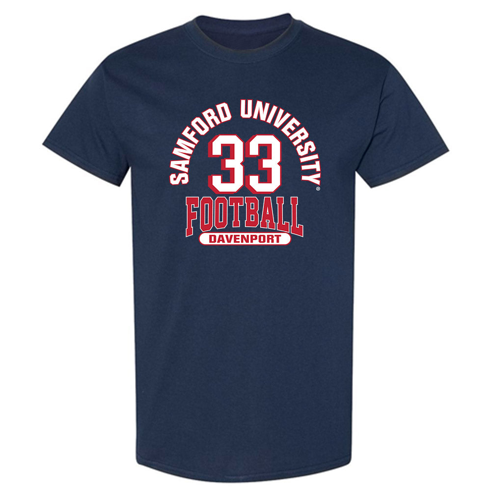 Samford - NCAA Football : Theodore Davenport - Classic Fashion Shersey T-Shirt