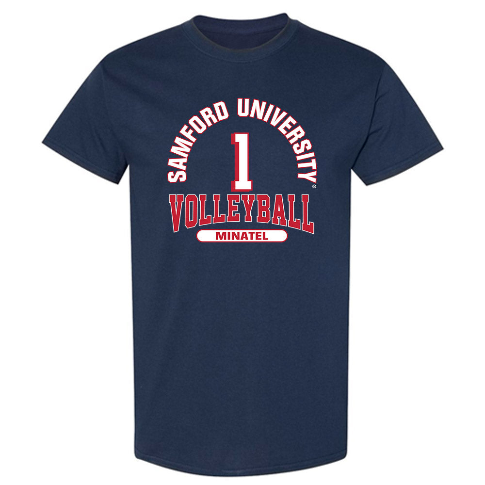 Samford - NCAA Women's Volleyball : Carly Minatel - Classic Fashion Shersey T-Shirt-0