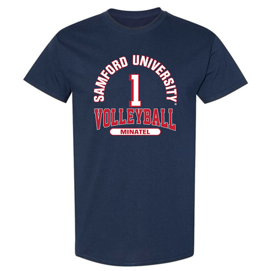 Samford - NCAA Women's Volleyball : Carly Minatel - Classic Fashion Shersey T-Shirt-0