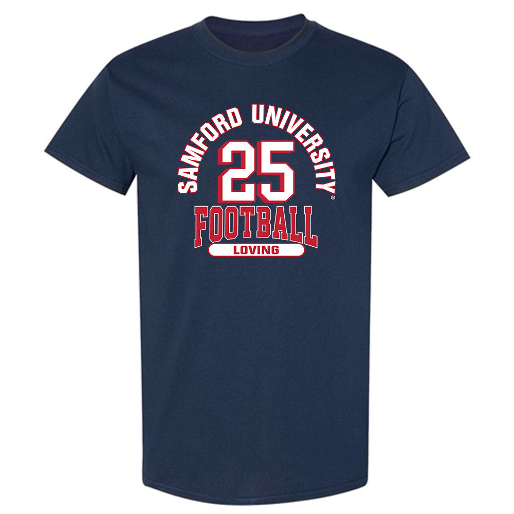 Samford - NCAA Football : Jadon Loving - Classic Fashion Shersey T-Shirt