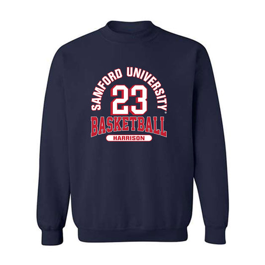 Samford - NCAA Men's Basketball : Caleb Harrison - Classic Fashion Shersey Crewneck Sweatshirt