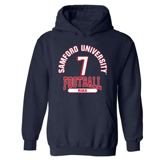 Samford - NCAA Football : Dj Rias - Hooded Sweatshirt