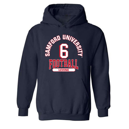 Samford - NCAA Football : Ben Levine - Classic Fashion Shersey Hooded Sweatshirt