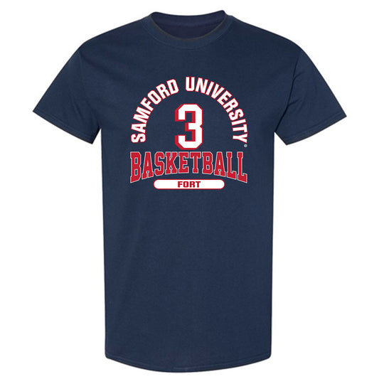 Samford - NCAA Men's Basketball : Trey Fort - Classic Fashion Shersey T-Shirt-0