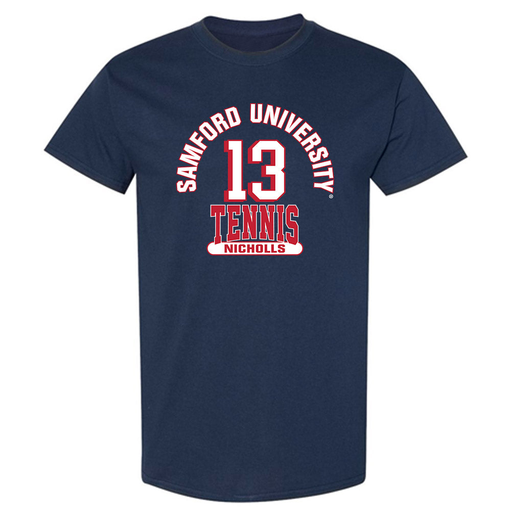 Samford - NCAA Men's Tennis : Darcy Nicholls - Classic Fashion Shersey T-Shirt-0