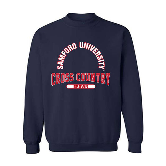 Samford - NCAA Men's Cross Country : David Brown - Classic Fashion Shersey Crewneck Sweatshirt