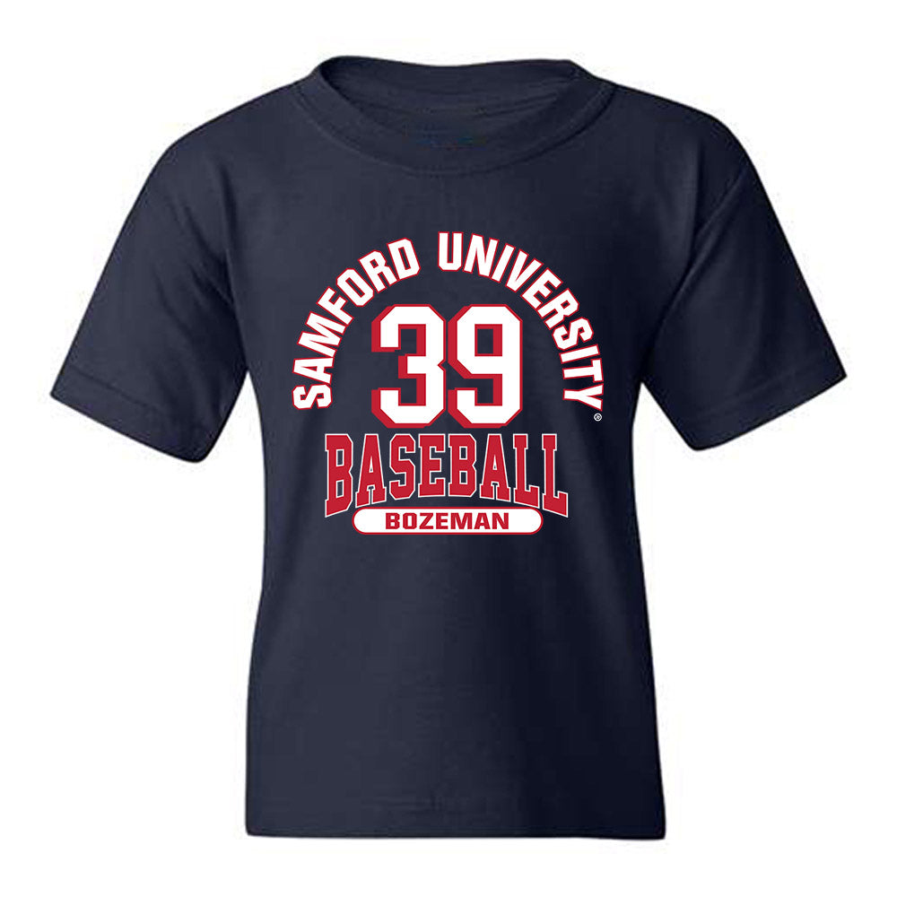 Samford - NCAA Baseball : Charlie Bozeman - Classic Fashion Shersey Youth T-Shirt-0