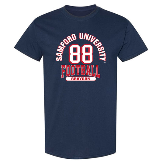 Samford - NCAA Football : Donovan Grayson - Classic Fashion Shersey T-Shirt-0