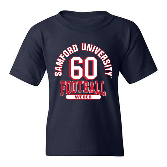 Samford - NCAA Football : Hank Weber - Classic Fashion Shersey Youth T-Shirt-0