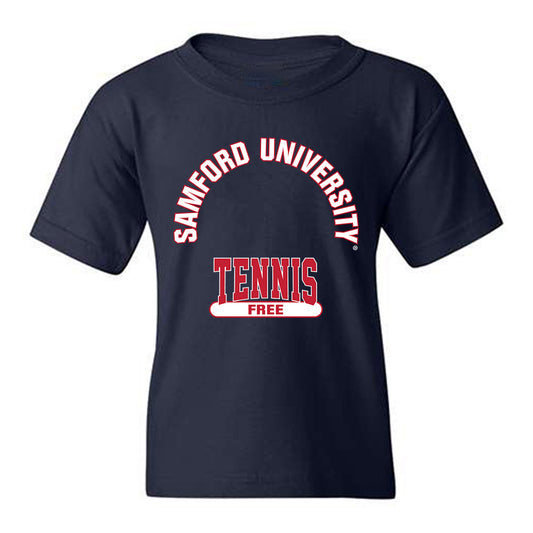 Samford - NCAA Men's Tennis : Parker Free - Classic Fashion Shersey Youth T-Shirt-0