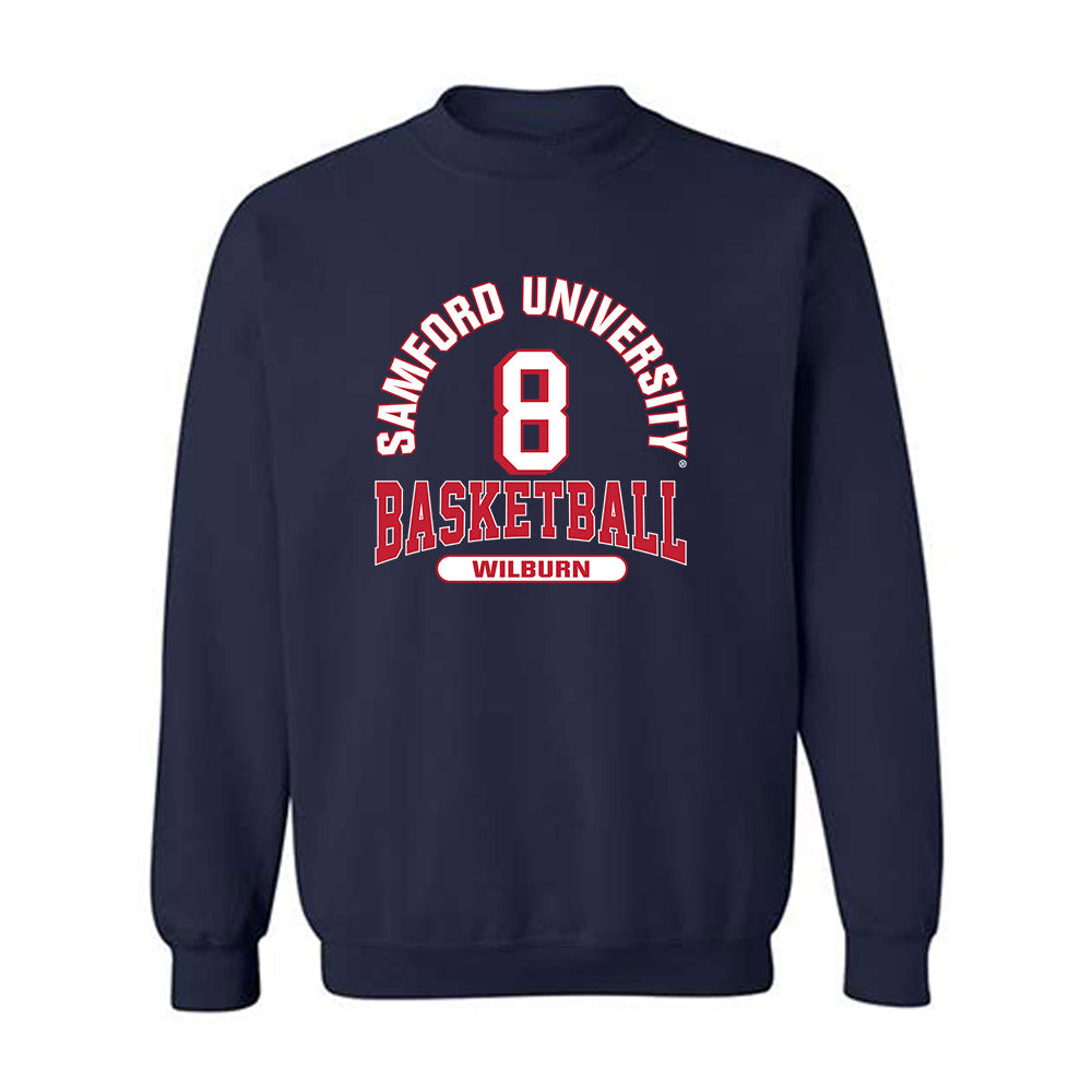 Samford - NCAA Men's Basketball : Zion Wilburn - Classic Fashion Shersey Crewneck Sweatshirt