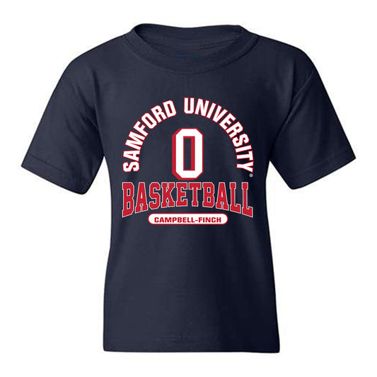 Samford - NCAA Men's Basketball : Isaiah Campbell-Finch - Classic Fashion Shersey Youth T-Shirt-0