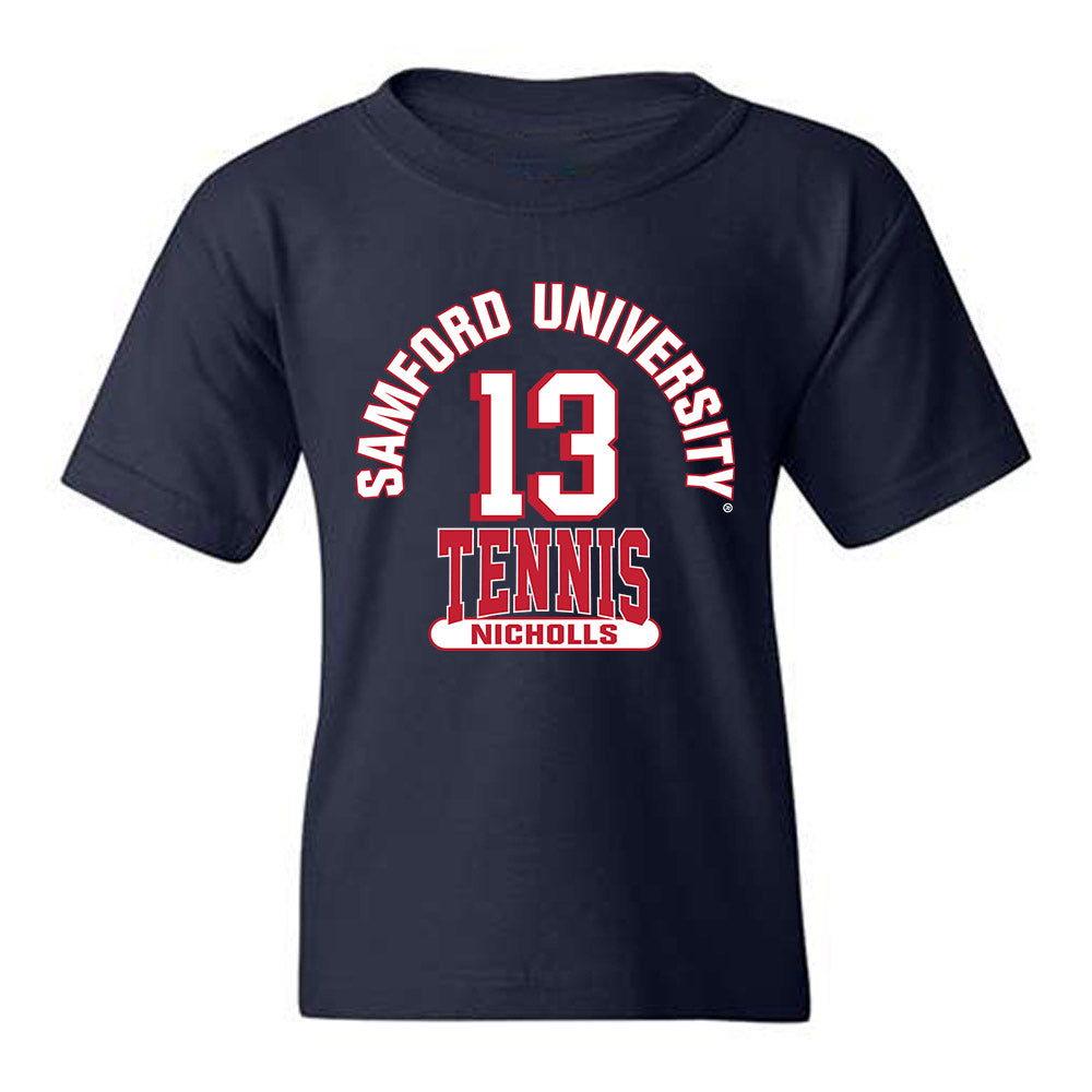 Samford - NCAA Men's Tennis : Darcy Nicholls - Classic Fashion Shersey Youth T-Shirt-0