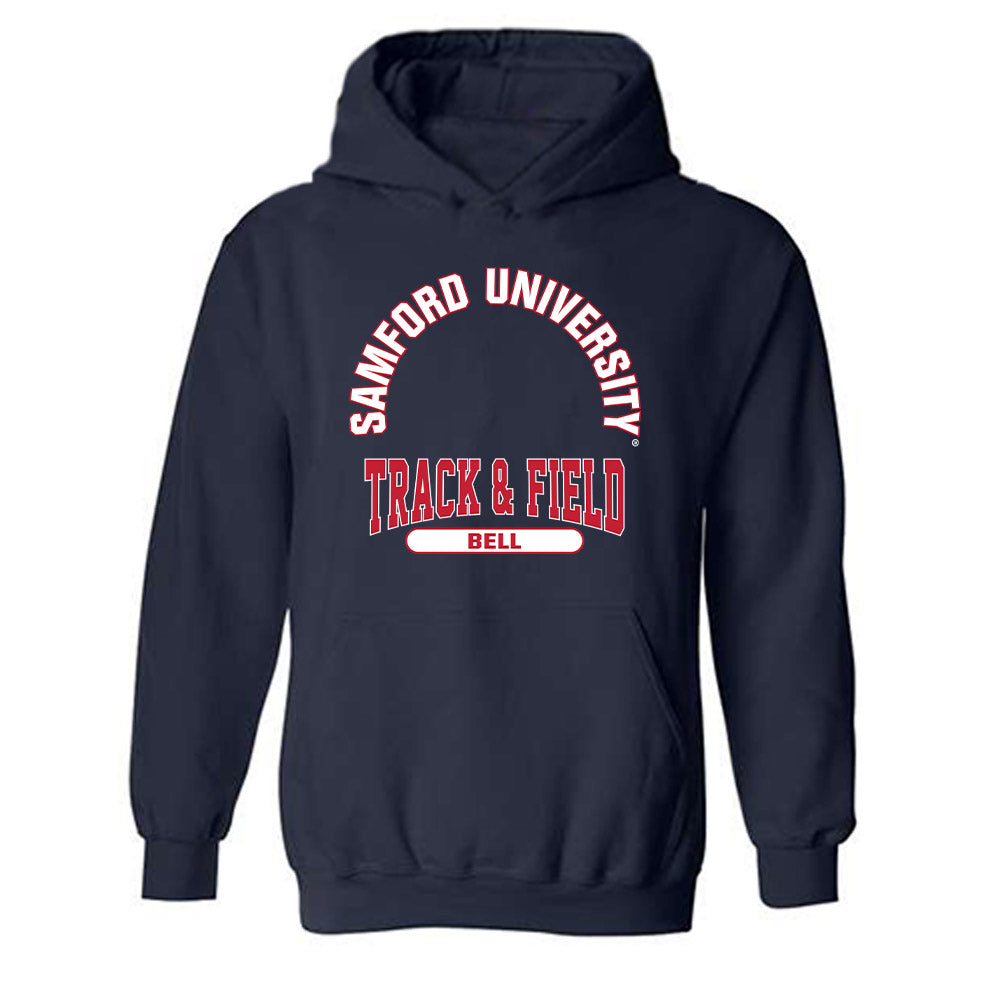 Samford - NCAA Men's Track & Field : Reese Bell - Classic Fashion Shersey Hooded Sweatshirt