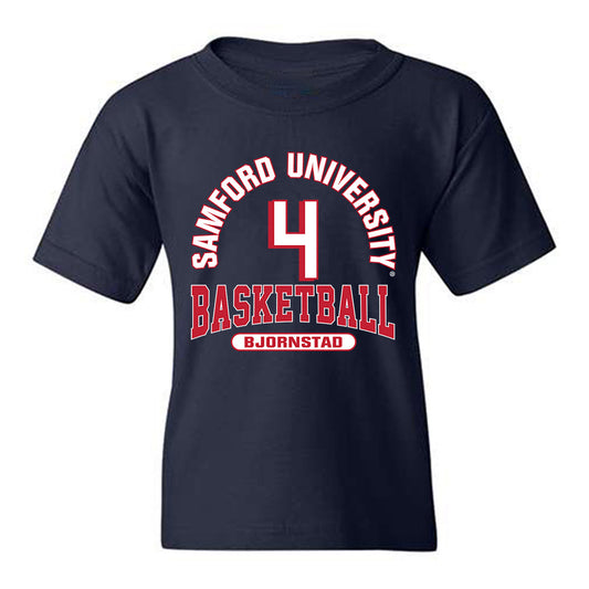 Samford - NCAA Men's Basketball : Judson Bjornstad - Classic Fashion Shersey Youth T-Shirt-0