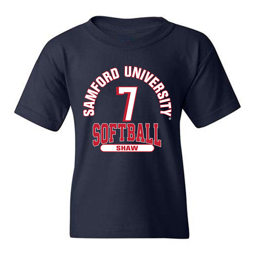 Samford - NCAA Softball : Olivia Shaw - Classic Fashion Shersey Youth T-Shirt-0