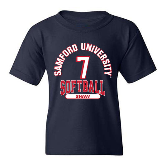 Samford - NCAA Softball : Olivia Shaw - Classic Fashion Shersey Youth T-Shirt-0