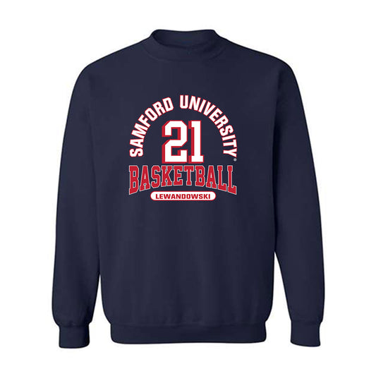 Samford - NCAA Women's Basketball : Kylee Lewandowski - Classic Fashion Shersey Crewneck Sweatshirt-0