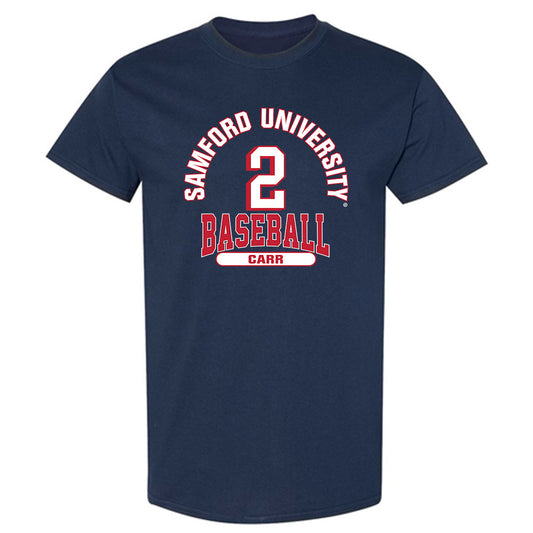 Samford - NCAA Baseball : Cade Carr - Classic Fashion Shersey T-Shirt-0