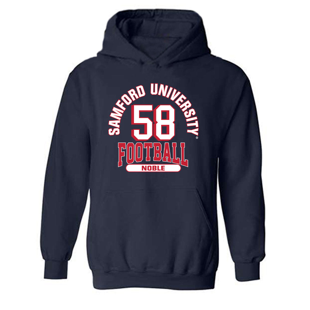 Samford - NCAA Football : Chris Noble - Classic Fashion Shersey Hooded Sweatshirt